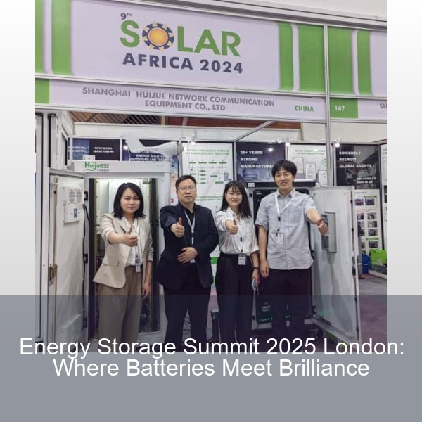 Energy Storage Summit 2025 London: Where Batteries Meet Brilliance